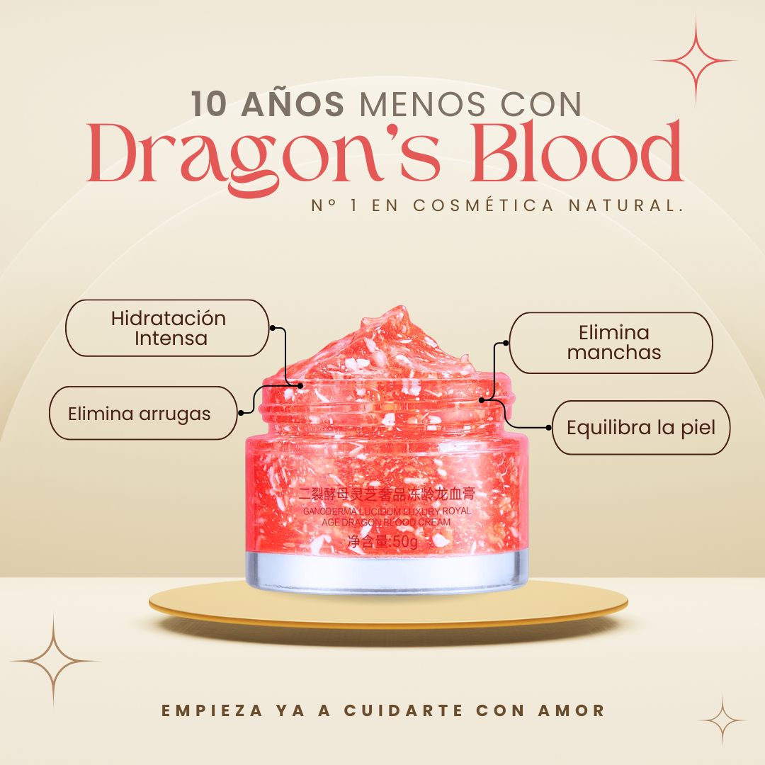Crema facial rejuvenecedora Dragon's Blood para piel más joven y radiante